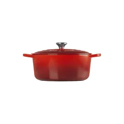 Signature støpejern rund gryte Ø 28 cm, cerise