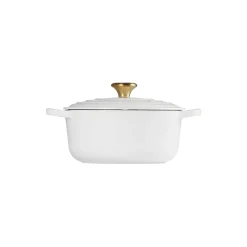 Signature støpejern rund gryte Ø 20 cm, white