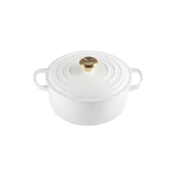Signature støpejern rund gryte Ø 20 cm, white