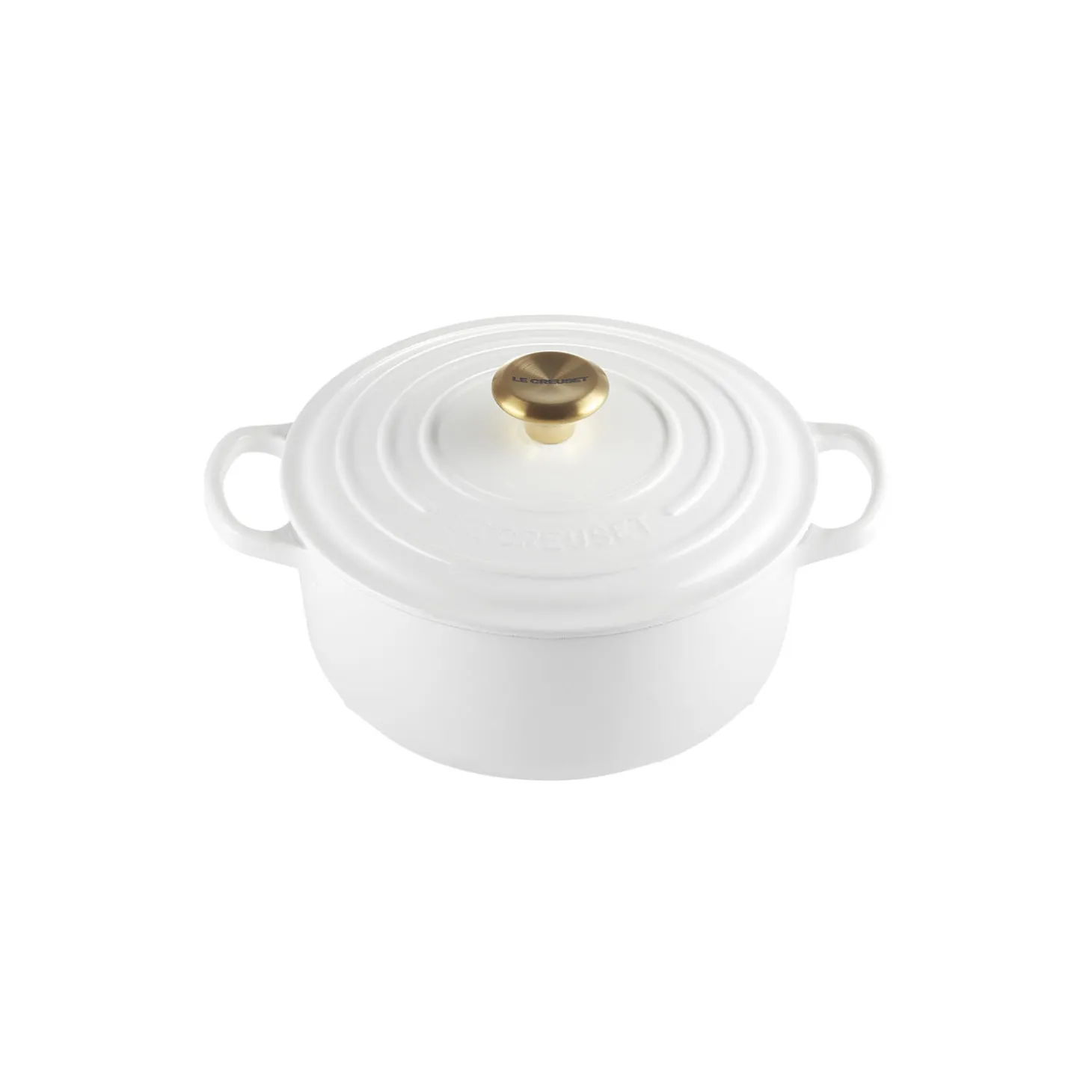 Signature støpejern rund gryte Ø 20 cm, white