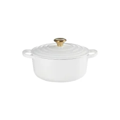 Signature støpejern rund gryte Ø 20 cm, white