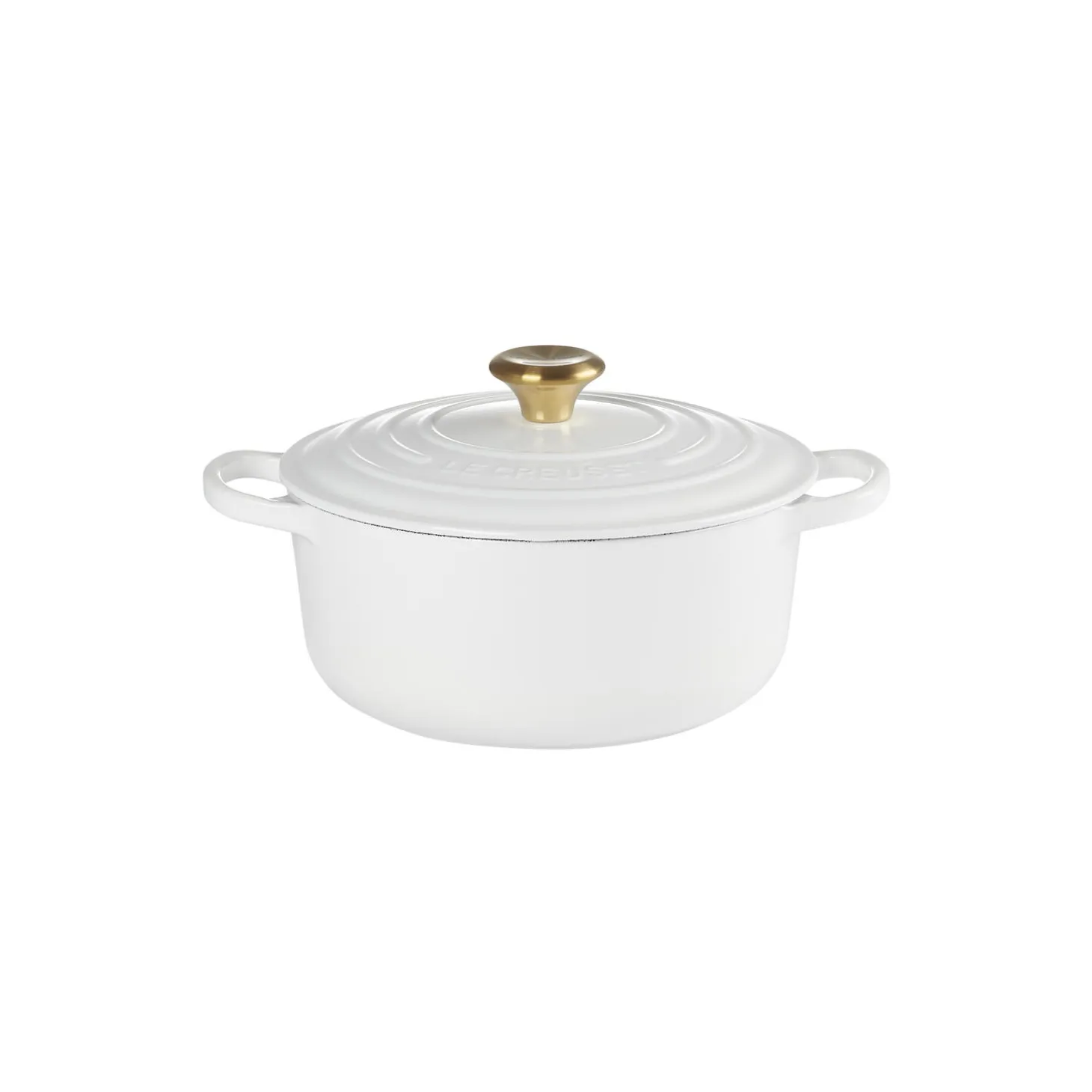 Signature støpejern rund gryte Ø 20 cm, white