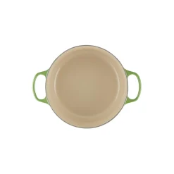 Signature støpejern rund gryte Ø 28 cm, bamboo green