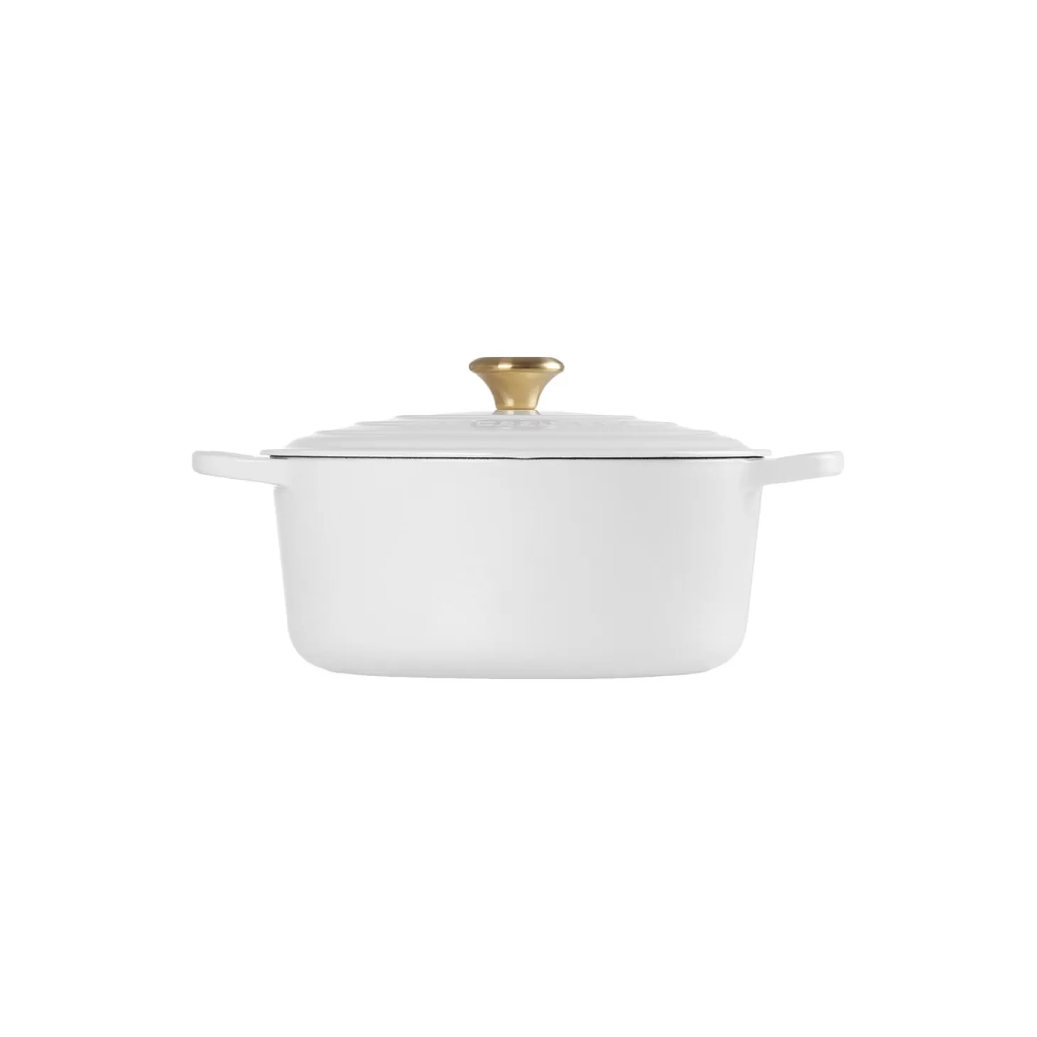 Signature støpejern rund gryte Ø 28 cm, white