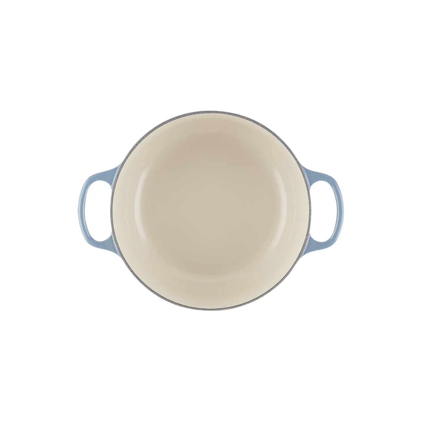 Signature støpejern rund gryte Ø 20 cm, chambray