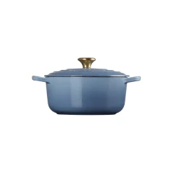 Signature støpejern rund gryte Ø 20 cm, chambray