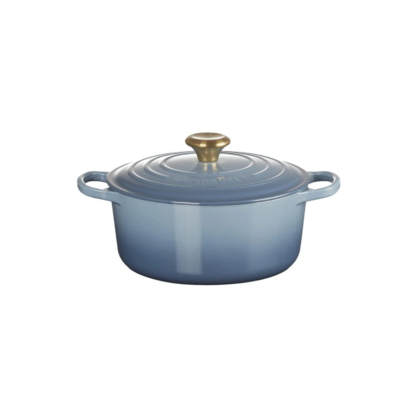 Signature støpejern rund gryte Ø 24 cm, chambray