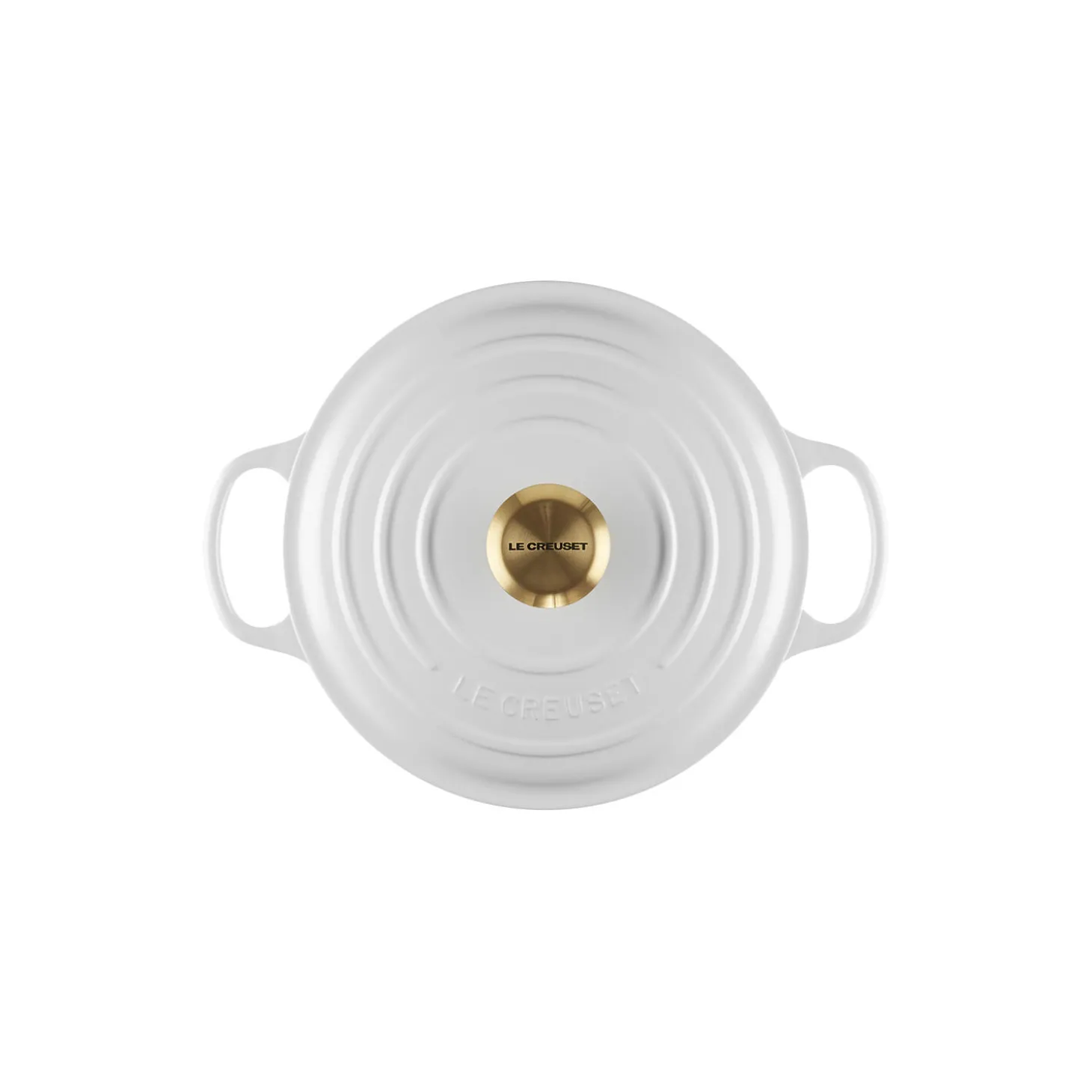 Signature støpejern rund gryte Ø 24 cm, white