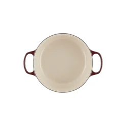 Signature støpejern rund gryte Ø 26 cm, garnet