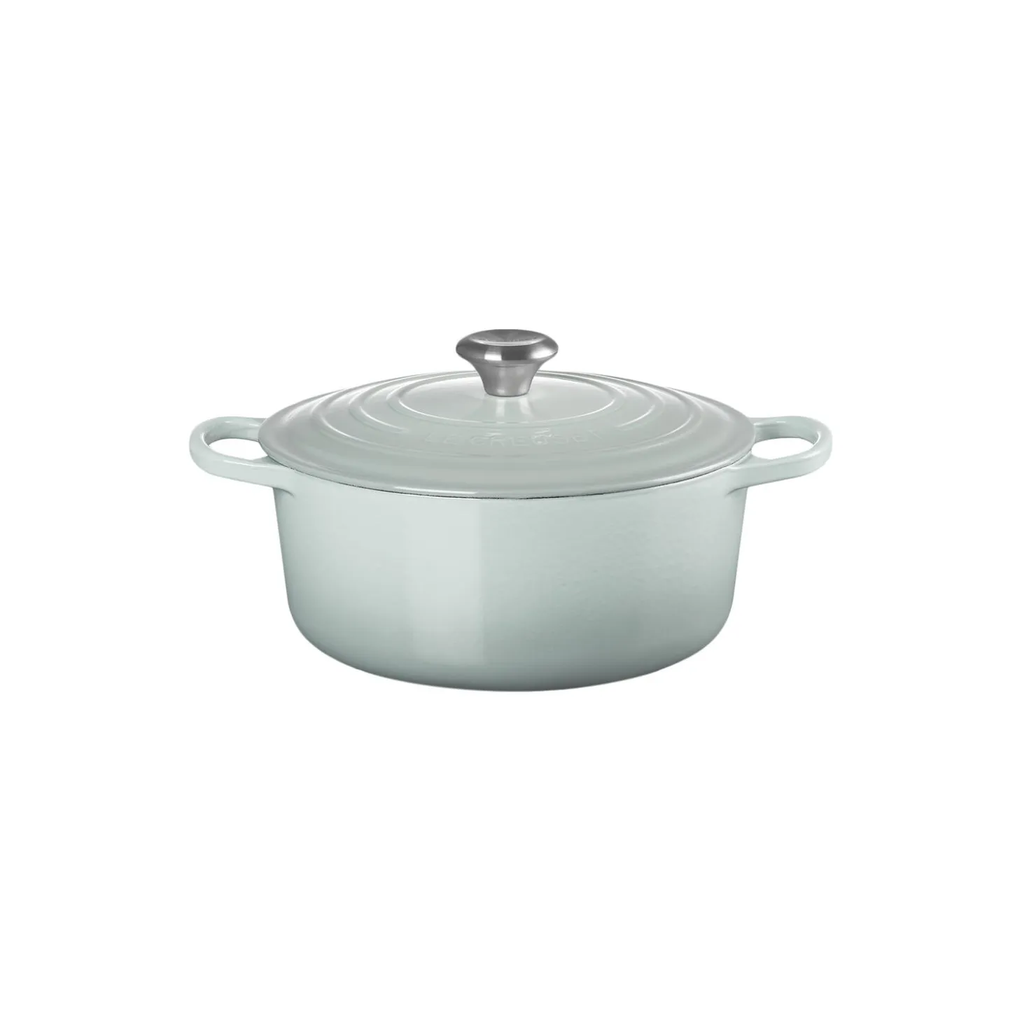 Signature støpejern rund gryte Ø 26 cm, sea salt