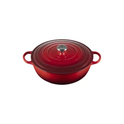 Signature støpejern stekegryte Ø 32 cm, cerise