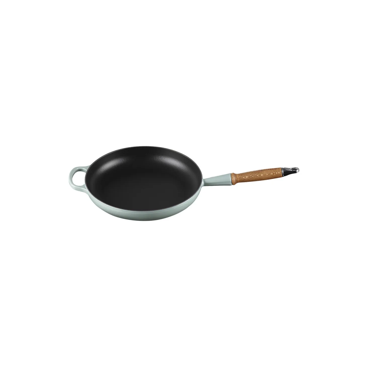 Signature støpejern stekepanne med trehåndtak Ø 28 cm, sea salt
