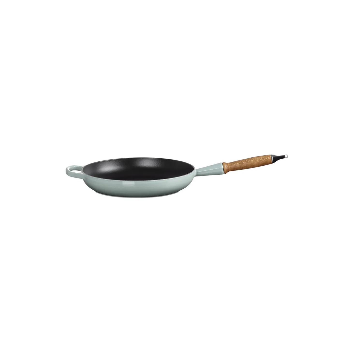 Signature støpejern stekepanne med trehåndtak Ø 28 cm, sea salt