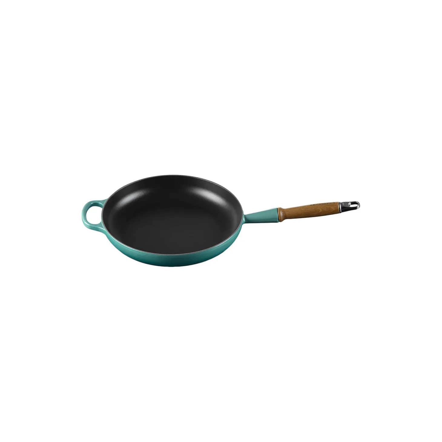Signature støpejern stekepanne med trehåndtak Ø 28 cm, bleu riviera