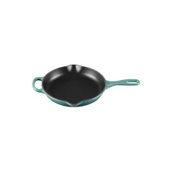 Signature støpejern stekepanne Ø 23 cm, bleu riviera