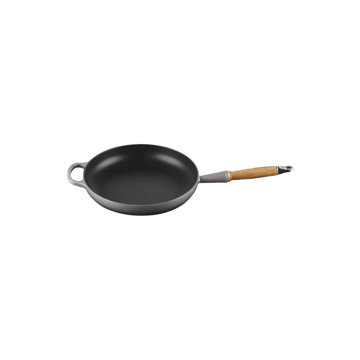 SIgnature støpejern stekepanne med trehåndtak Ø 28 cm, flint
