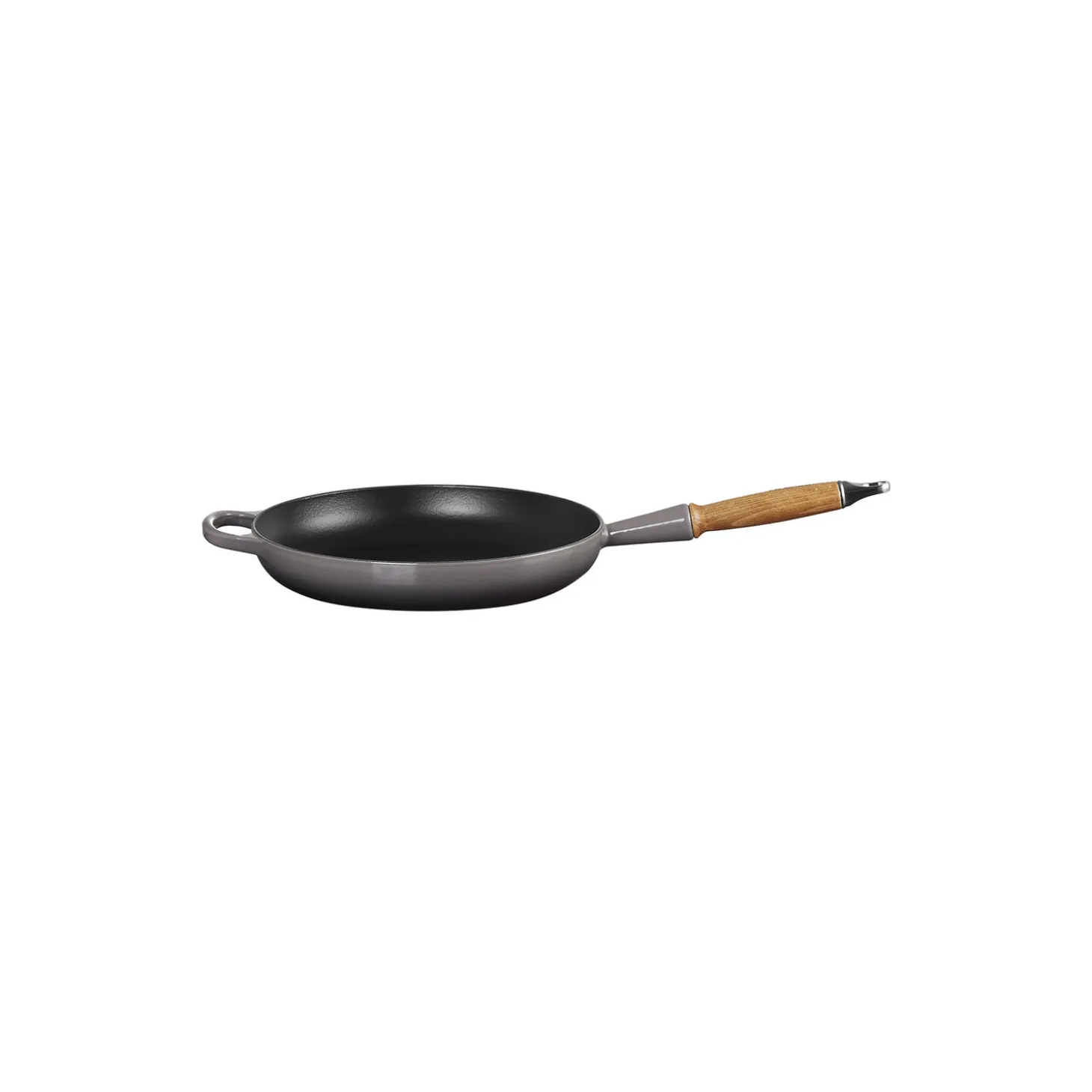 SIgnature støpejern stekepanne med trehåndtak Ø 28 cm, flint