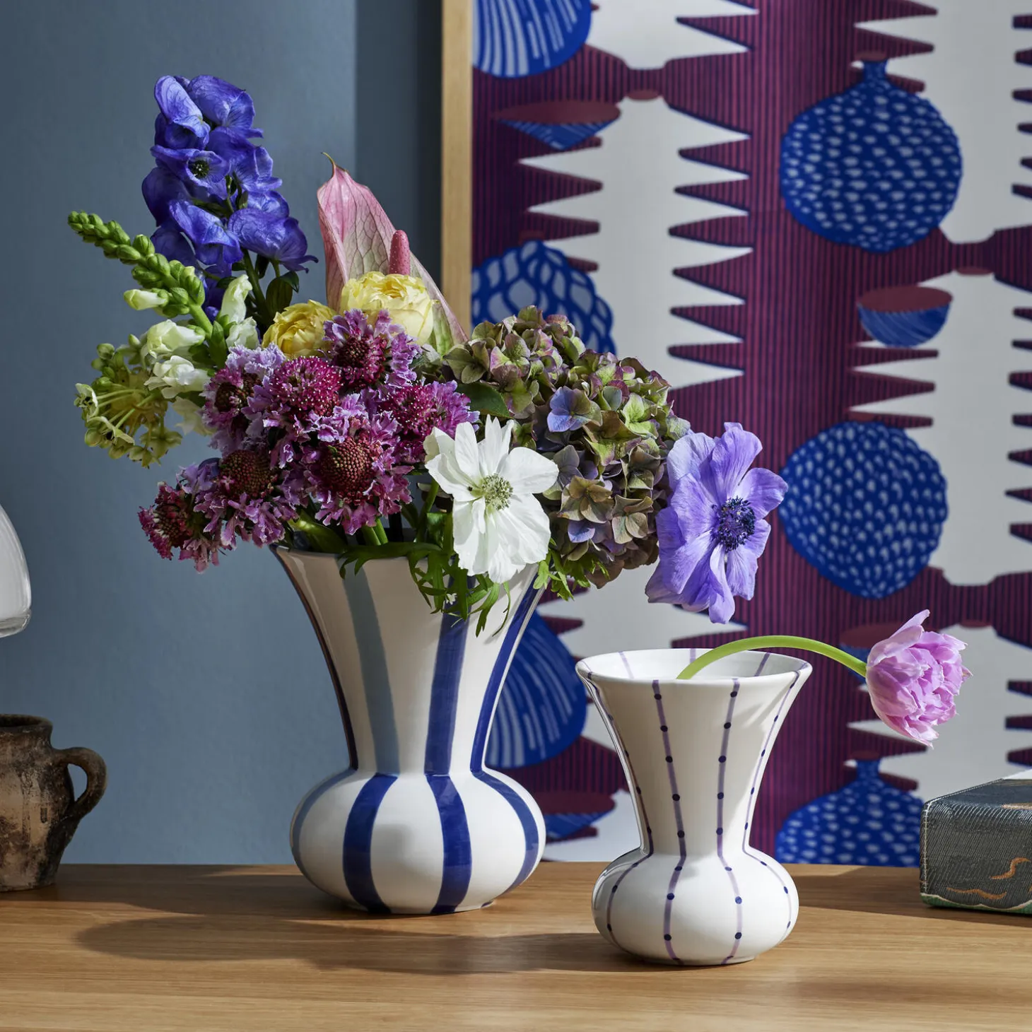 Signature vase 15 cm, lilla