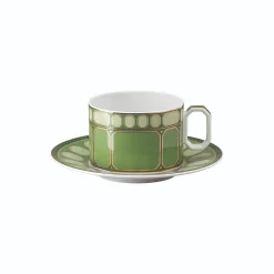 Signum tekopp med underkopp lav, fern