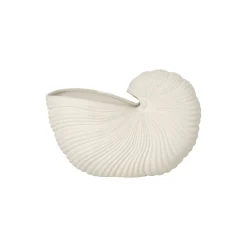 Skjell vase, off-white