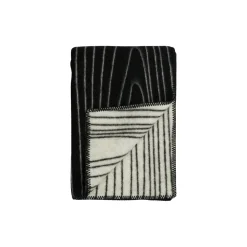 Skog Pledd, Black/Natural