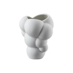 Skum Weiss matt Mini Vase 10 cm