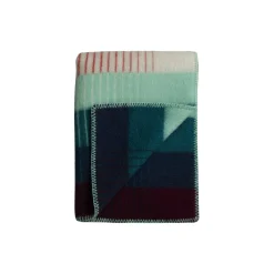 Åsmund Gradient Pledd, Red/Turquoise