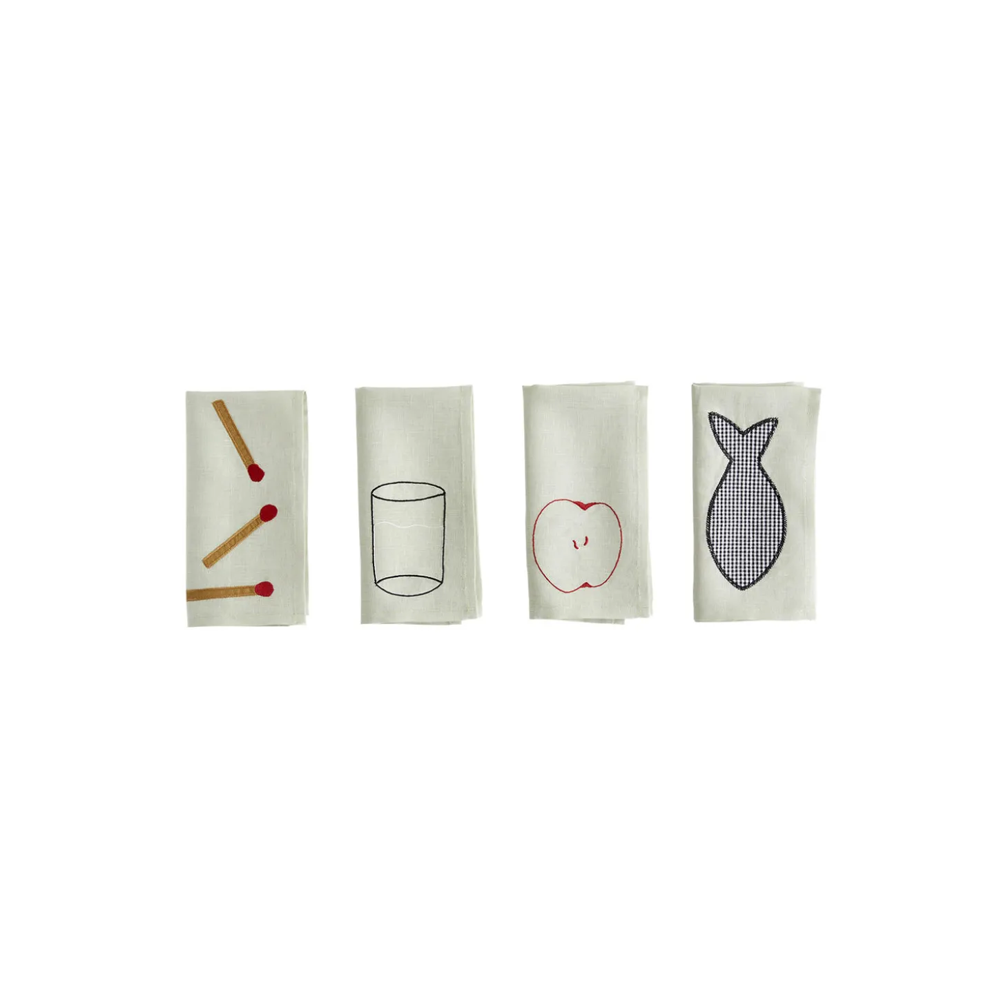 Sobremesa Napkin Set of 4, green