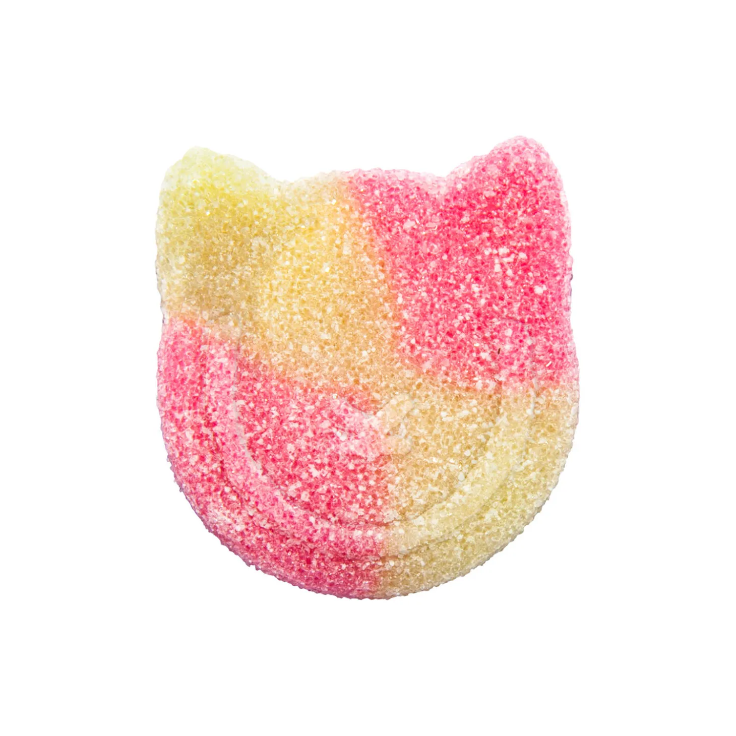 Sour Watermelon gelefigur, grønn/hvit