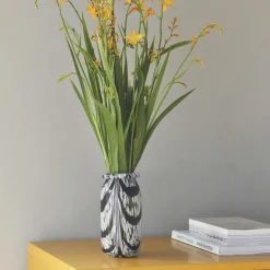 Splash vase roll neck, kaffe/hvit