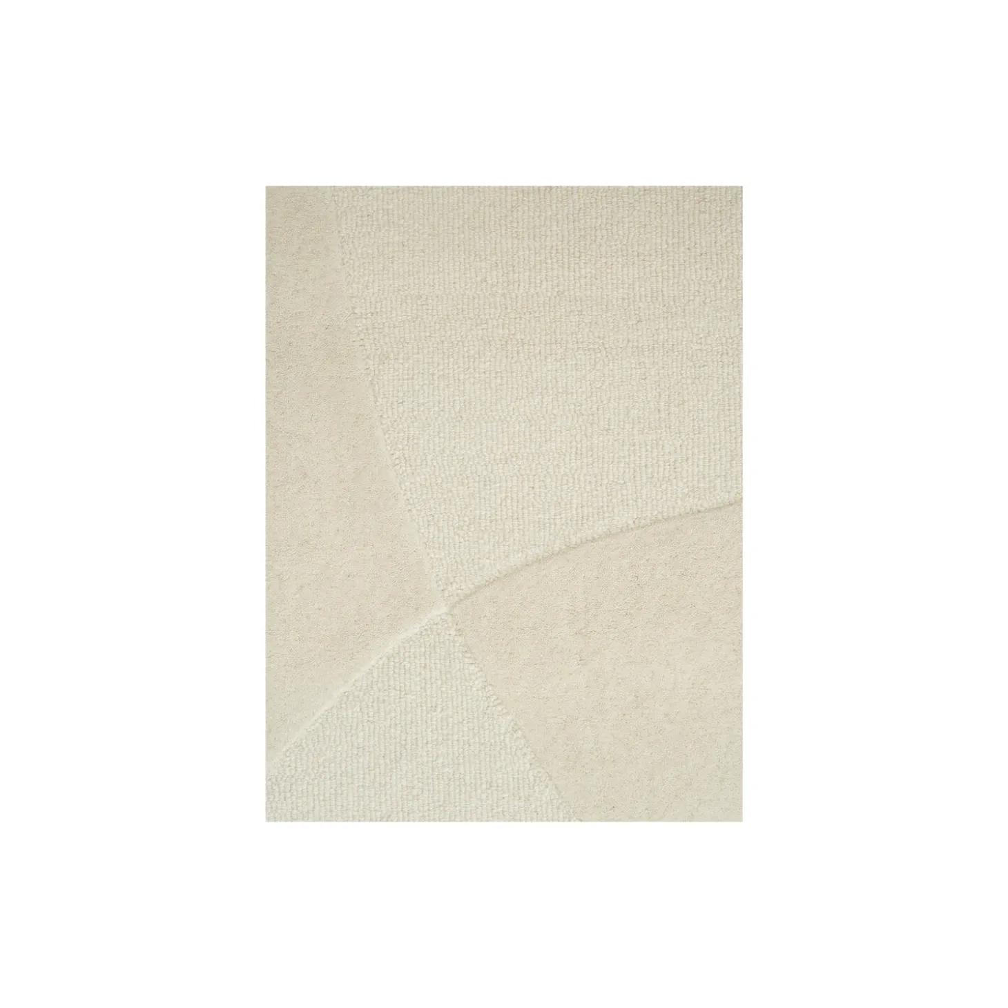 Split Plains gulvteppe, white