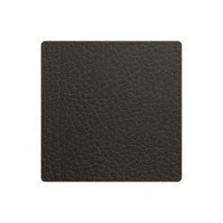 Square glassbrikke, bull brun
