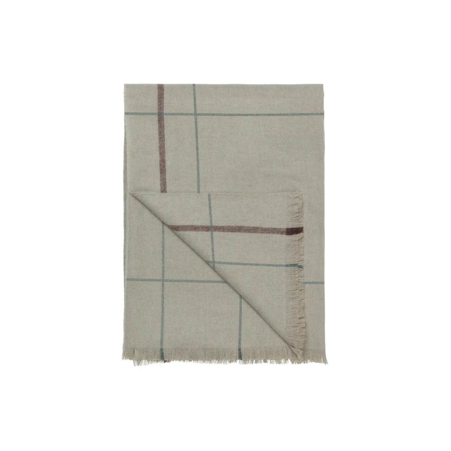Square pledd, light green