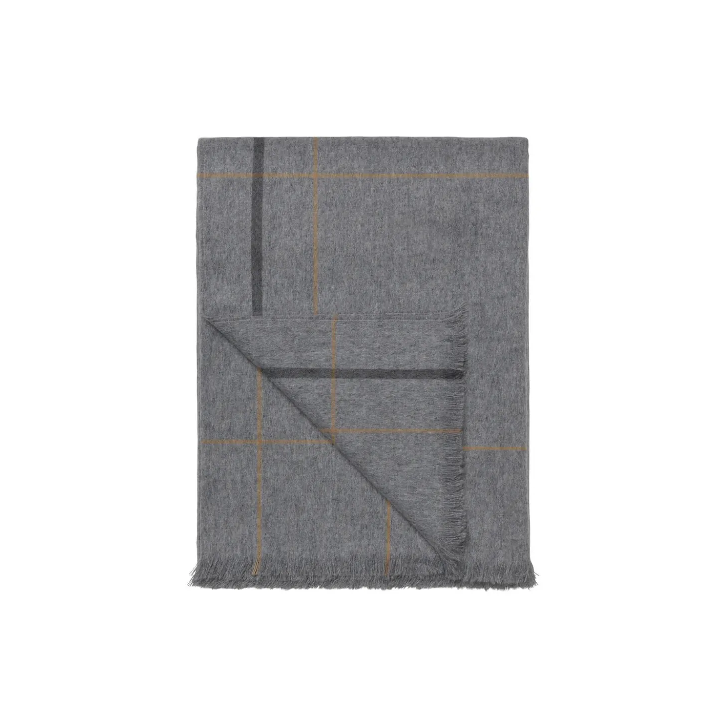 Square pledd, light grey