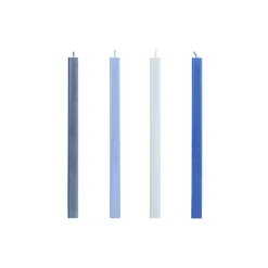 Square stearinlys, blues