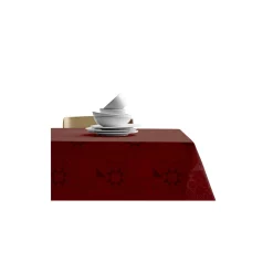 Star Damask duk, red