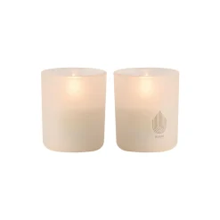 Stearinlys i glass 2-pk, vanilla