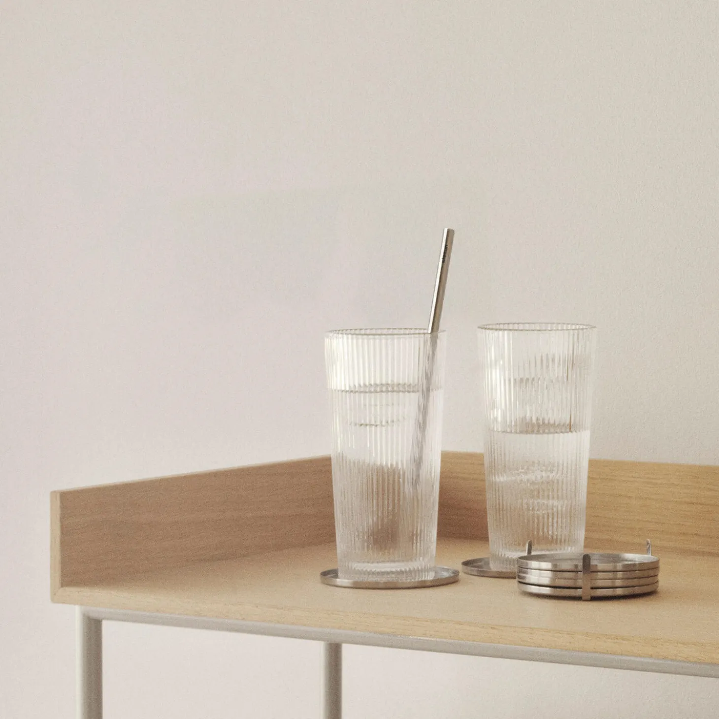 Stelton gjenbrukbart sugerør 4 stk, stål