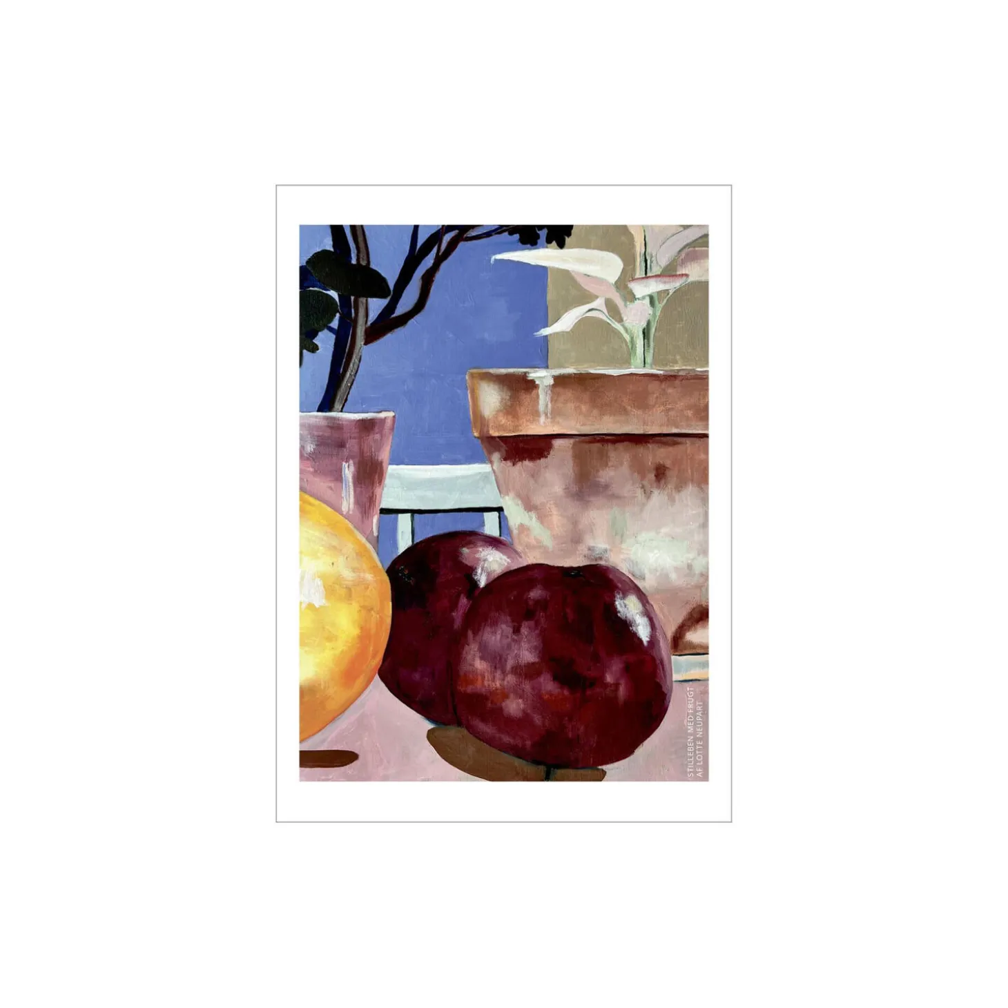 Stilleben med frukt