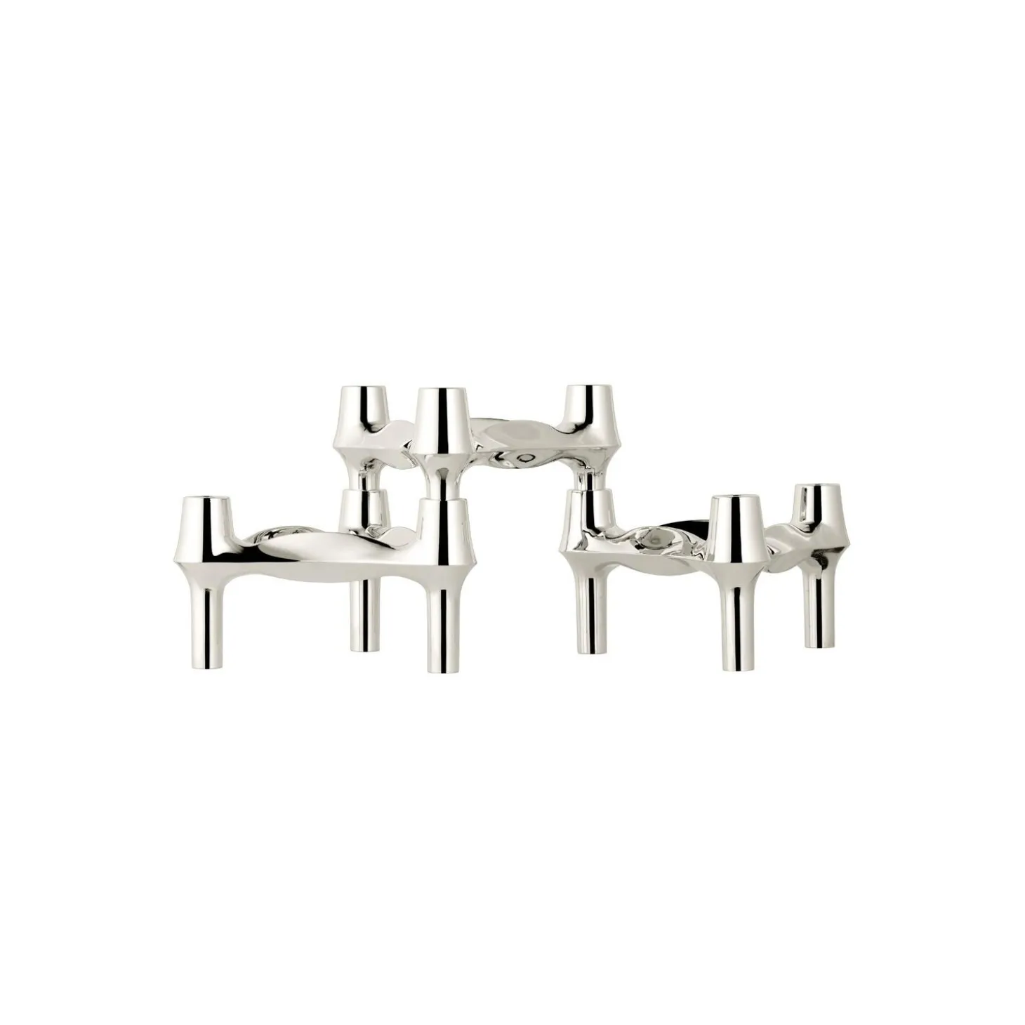 STOFF Nagel BMF lysestake 3 stk., krom