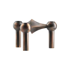 STOFF Nagel lysestake, antikk