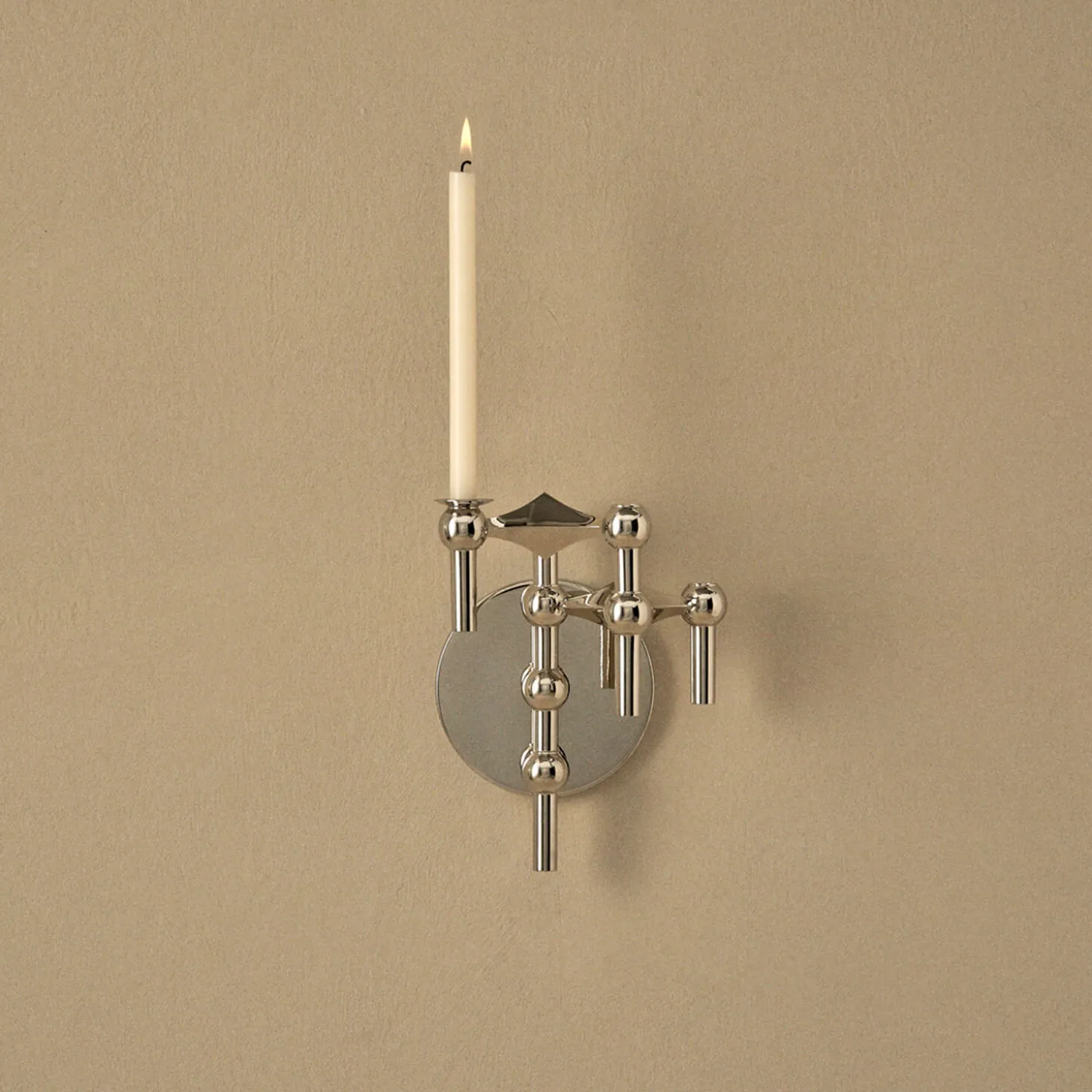 STOFF Nagel vegglysestake, krom