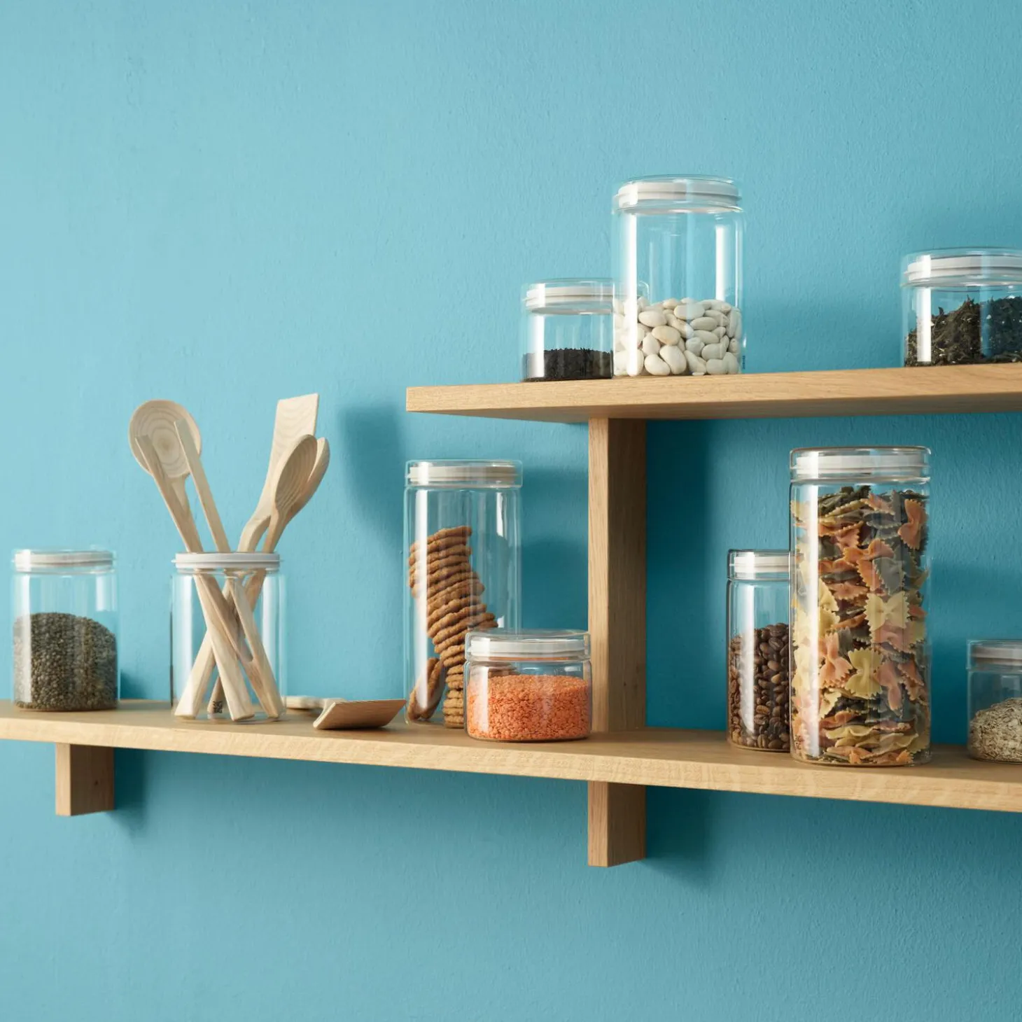 STORE-IT oppbevaringsglass 1 L, light grey