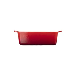 Støpejern brødform 23 cm, cerise