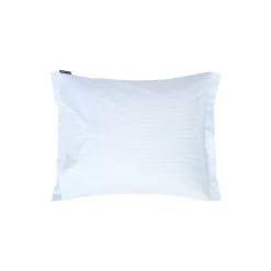 Striped Sateen putetrekk, blue/white