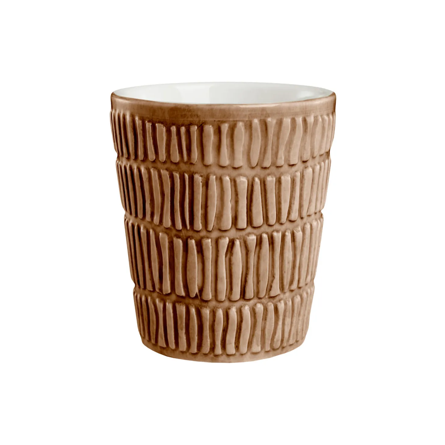 Stripes kopp 30 cl, cinnamon