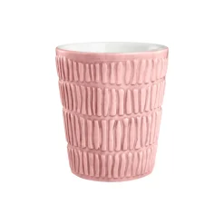 Stripes kopp 30 cl, light pink