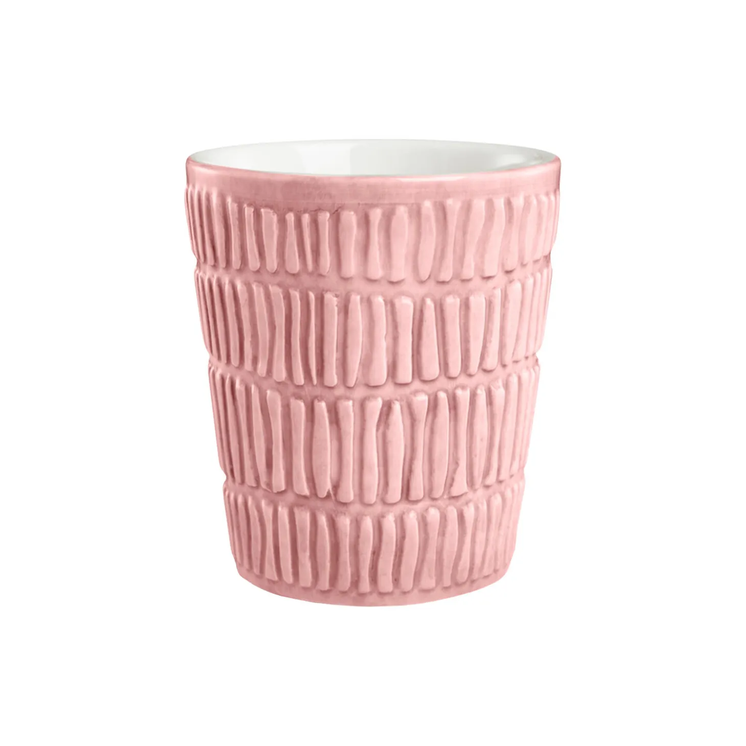 Stripes kopp 30 cl, light pink