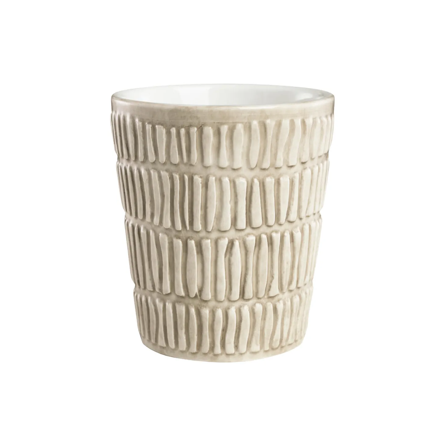 Stripes kopp 30 cl, sand