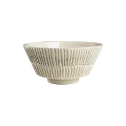 Stripes skål 15 cm, sand